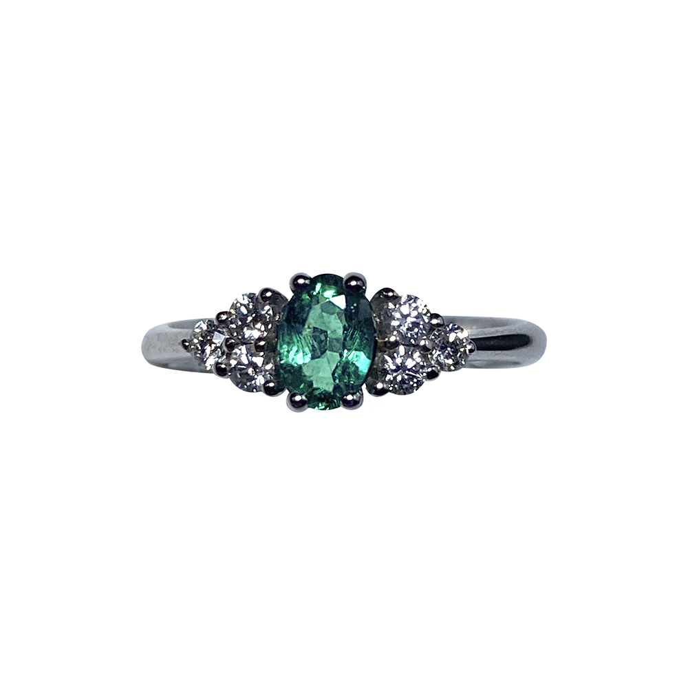 Anello Smeraldo Oval